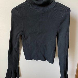 Kittenish Black Turtleneck